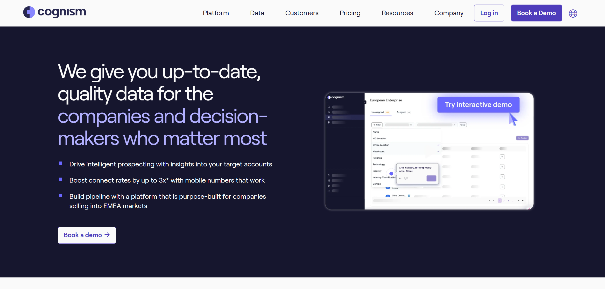 Cognism - B2B Sales Intelligence Platform