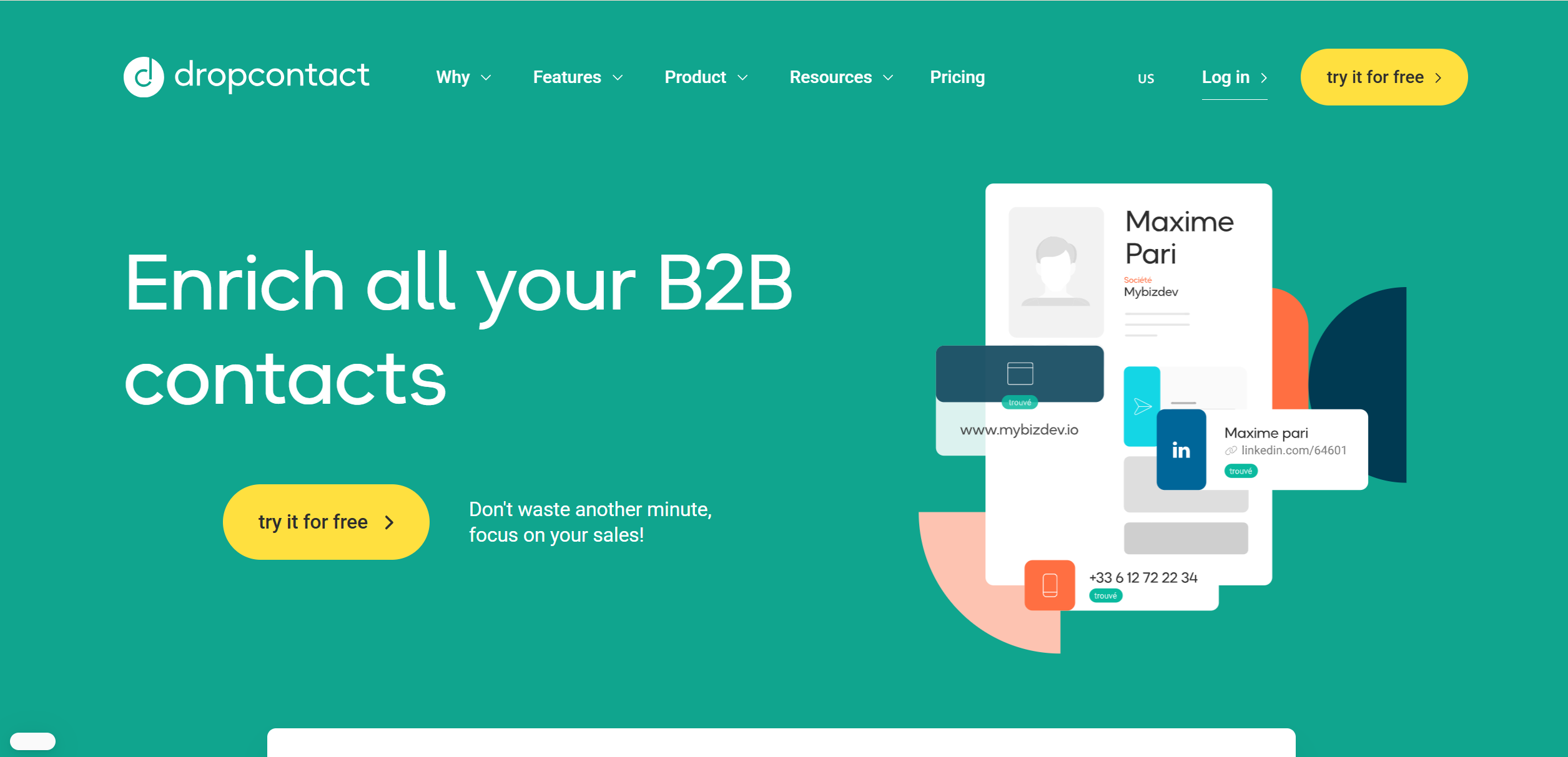 Dropcontact - GDPR Compliant Email Enrichment Tool