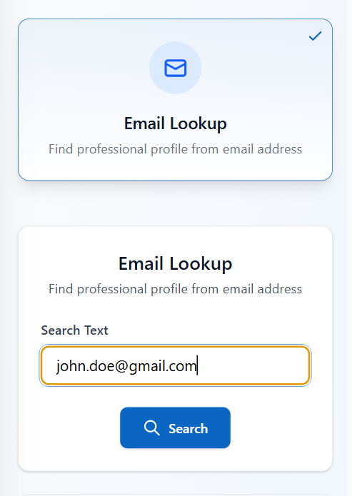 Email Lookup Tool