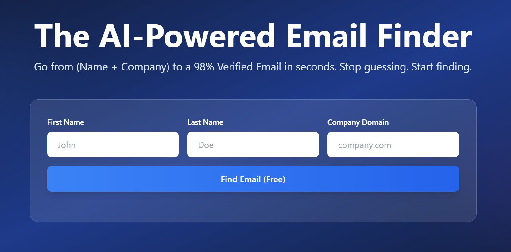 The Art and Science of Finding an Email: More Than Just a Guess